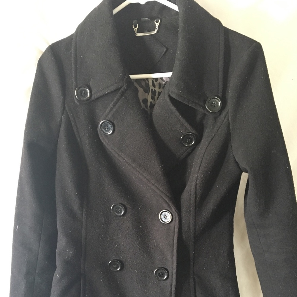 Women’s double wool, double breasted peacoat